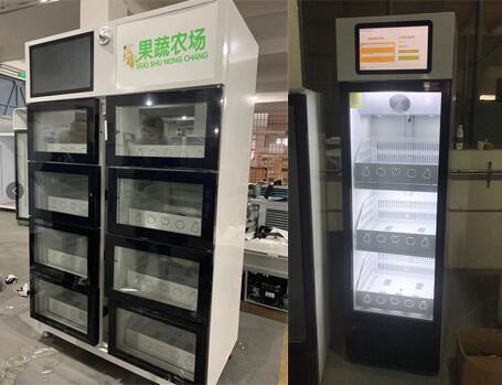 重力感应无人售货柜二代机批量出货中